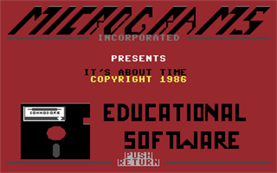 It's About Time - Screenshot - Game Title (null) - 320x200