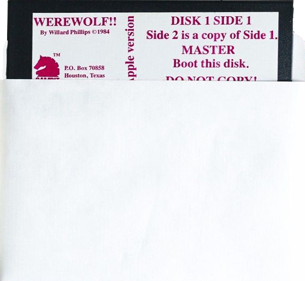 Werewolf!! Or is it Vampire?: Or is it Something Else? - Disc (North America) - 647x596