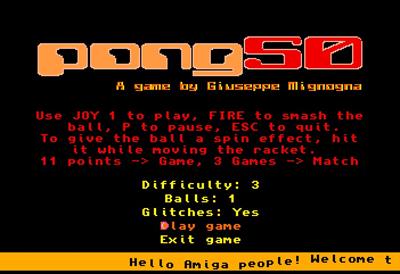 Pong 50 - Screenshot - Game Title (null) - 702x482