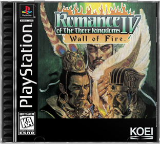 Romance of the Three Kingdoms IV: Wall of Fire - Box - Front - Reconstructed (North America) - 687x617