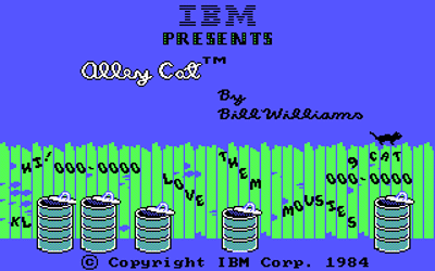 Alley Cat - Screenshot - Game Title (null) - 320x200