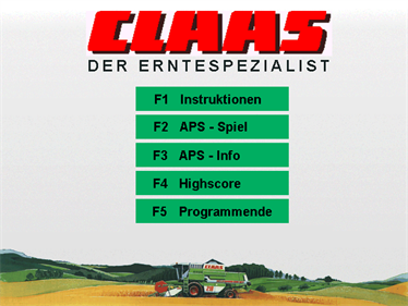 Das CLAAS APS Spiel - Screenshot - Game Title (Germany) - 640x480