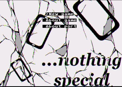 Nothing Special - Screenshot - Game Title (null) - 631x453