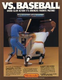 Vs. BaseBall - Advertisement Flyer - Front (North America) - 1280x1653