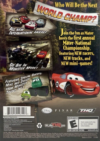 Disney•Pixar Cars Mater-National Championship - Box - Back (North America) - 693x976