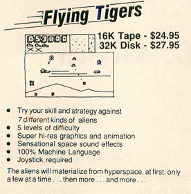 Flying Tigers - Advertisement Flyer - Front (North America) - 595x604