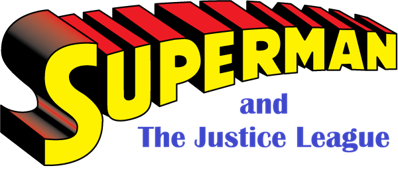 Superman and The Justice League - Clear Logo (World) - 600x265