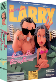 Leisure Suit Larry III: Passionate Patti in Pursuit of the Pulsating Pectorals - Box - 3D (North America) - 850x1246