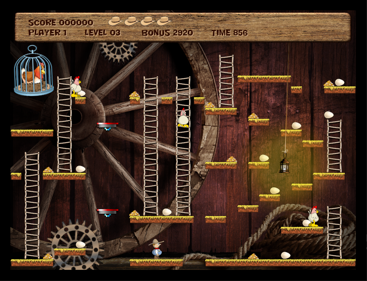 Chuckie Egg - Screenshot - Gameplay (World) - 1088x832
