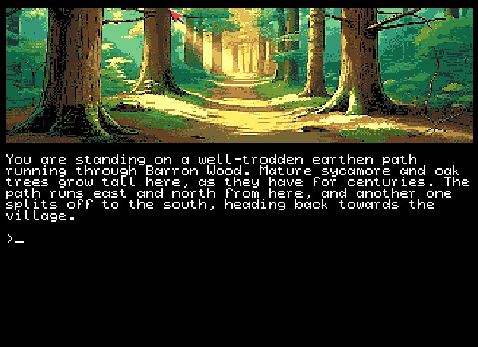 Illustration of The Secret of Barron Wood