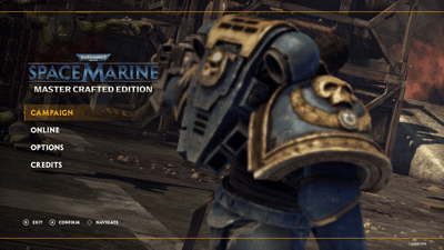 Warhammer 40,000: Space Marine: Master Crafted Edition - Screenshot - Game Select (null) - 1920x1080