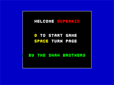 Superkid - Screenshot - Game Select (null) - 320x240