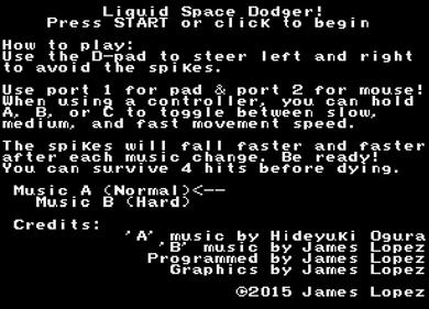 Liquid Space Dodger - Screenshot - Game Title (null) - 614x442
