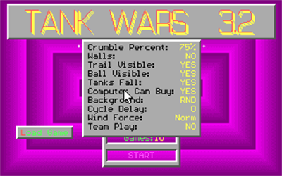 Tank Wars - Screenshot - Game Select (North America) - 320x200