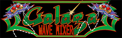 Galaga Wave Mixer - Arcade - Marquee (null) - 1461x459