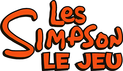 The Simpsons Game - Clear Logo (France) - 400x232