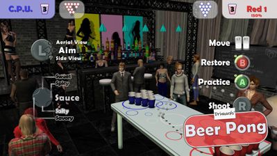 Drinkards: Beer Pong - Screenshot - Gameplay (World) - 1000x562
