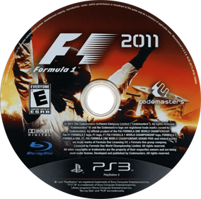 F1 2011 - Disc (North America) - 752x743
