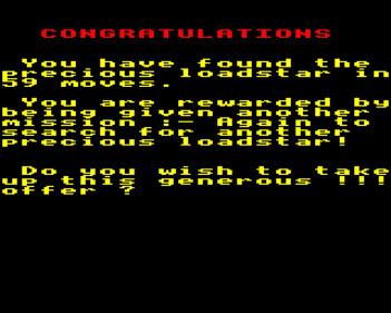 3-D Maze (Fontana Publishing) - Screenshot - Game Over (null) - 640x512