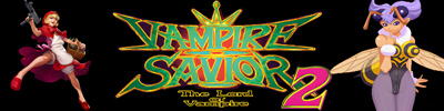 Vampire Savior 2: The Lord of Vampire - Arcade - Marquee (North America) - 4096x1024