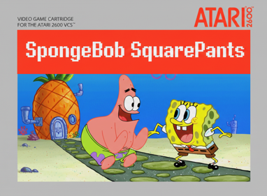 SpongeBob SquarePants for Atari 2600 - Fanart - Box - Front (World) - 1045x768