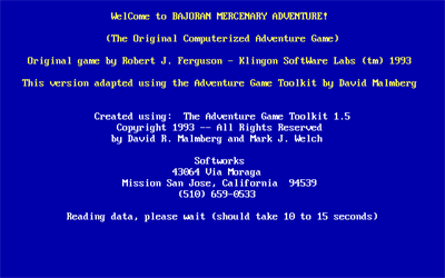 Bajoran Mercenary Adventure! - Screenshot - Game Title (null) - 640x400