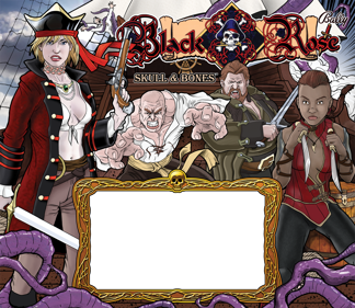 Black Rose: Skull and Bones - Arcade - Marquee (null) - 1000x866