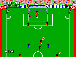 Illustration of Great Soccer: The Sega Card
