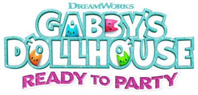 DreamWorks Gabby's Dollhouse: Ready to Party - Clear Logo (North America) - 2560x1236