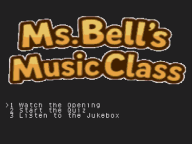 Ms. Bell's Music Class - Screenshot - Game Title (null) - 640x480