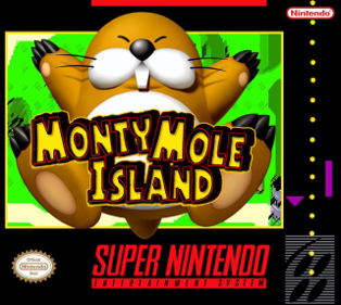 Monty Mole Island - Fanart - Box - Front (World) - 320x286