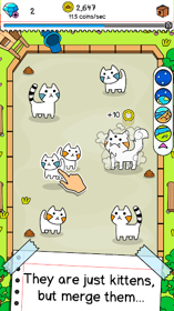 Cat Evolution: Merge Animals - Screenshot - Gameplay (World) - 292x520
