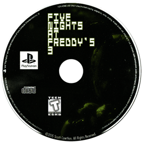 Five Nights at Freddy's 3 - Fanart - Cart - Front (North America) - 1389x1389