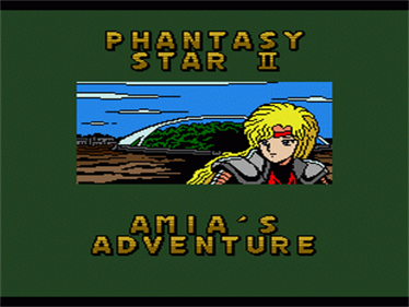 Phantasy Star II Text Adventure Volume 6: Amia's Adventure - Screenshot - Gameplay (null) - 320x240