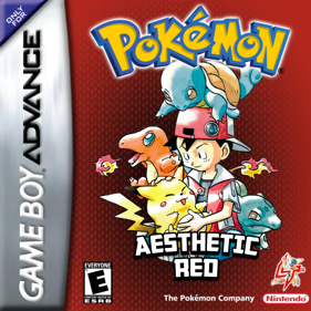 Pokémon Aesthetic Red - Box - Front (North America) - 1155x1155