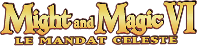 Might and Magic VI: The Mandate of Heaven - Clear Logo (France) - 400x95