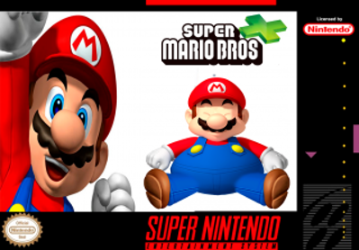 Super Mario Bros. Plus - Fanart - Box - Front (North America) - 320x223