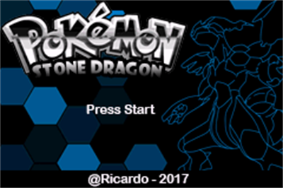Pokémon Stone Dragon - Screenshot - Game Title (World) - 240x160