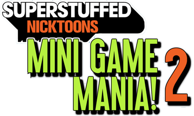 Superstuffed Nicktoons: Mini Game Mania! 2 - Clear Logo (United States) - 1059x637