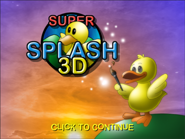 Super Splash 3D - Screenshot - Game Title (United States) - 1024x768