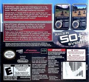 Honda ATV Fever - Box - Back (North America) - 1088x994