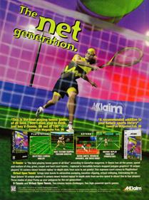 V-Tennis - Advertisement Flyer - Front (North America) - 1000x1339