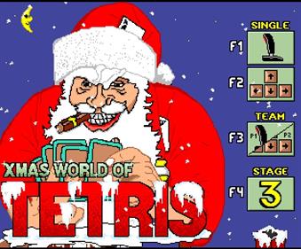 Xmas World of Tetris - Screenshot - Game Title (null) - 628x520