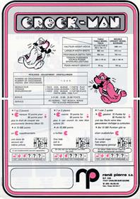 Crock-Man - Advertisement Flyer - Back (France) - 850x1203