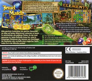 Jewel Match & 4 Elements - Box - Back (Germany) - 400x352