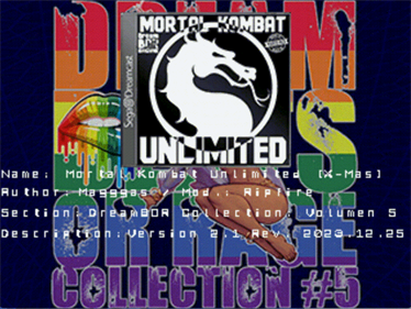 Dream Beats of Rage Collection: Volumen #5 - Screenshot - Game Select (World) - 960x720