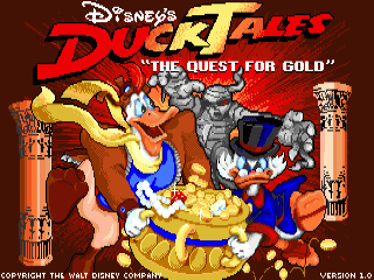 DuckTales: The Quest for Gold - Screenshot - Game Title (null) - 320x240