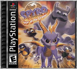 Spyro: Year of the Dragon - Box - Front - Reconstructed (North America) - 687x617
