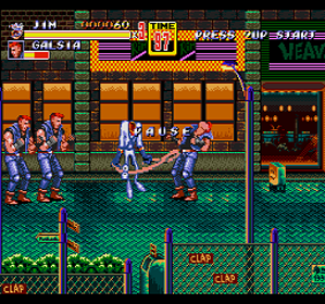 Earthworm Jim in Streets of Rage 2 - Screenshot - Gameplay (World) - 256x240