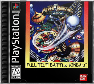 Power Rangers Zeo: Full Tilt Battle Pinball - Box - Front - Reconstructed (North America) - 687x617